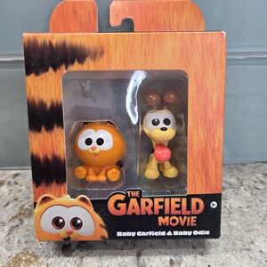 SEALED The Garfield Movie Baby Garfield & Baby Odie 2pk Figures Goliath Animagic